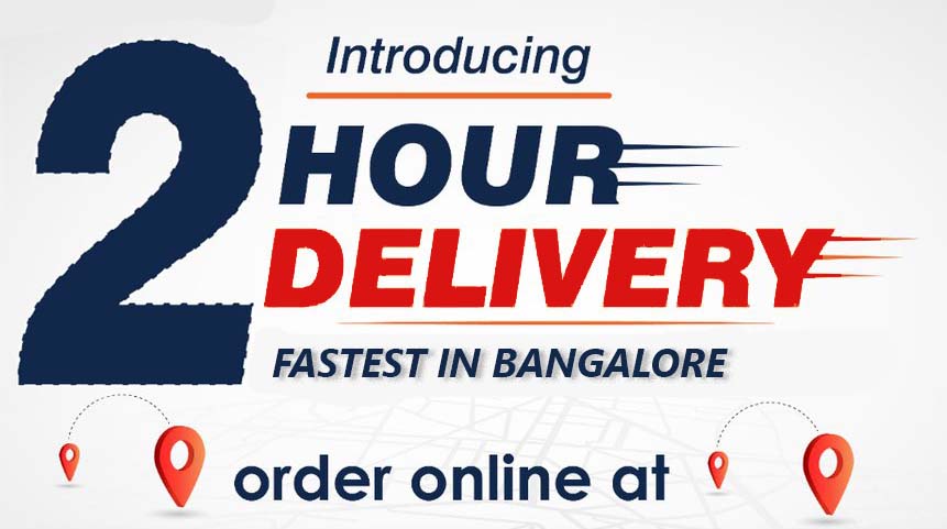 2 Hours Delivery Bangalore
