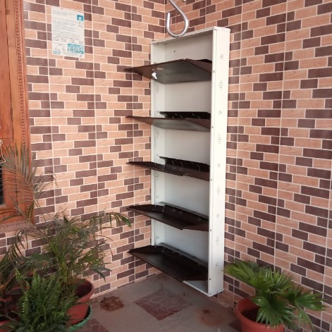 Dual color Metal Shoe racks