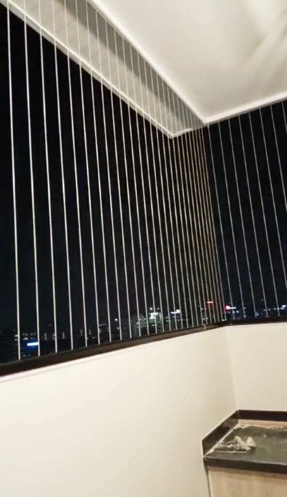 invisible grill for balcony