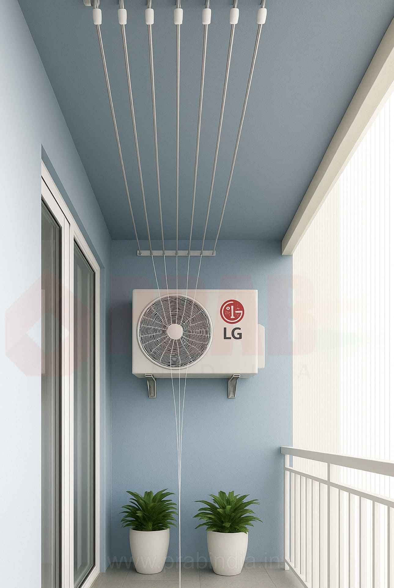 ceiling clothes drying hanger