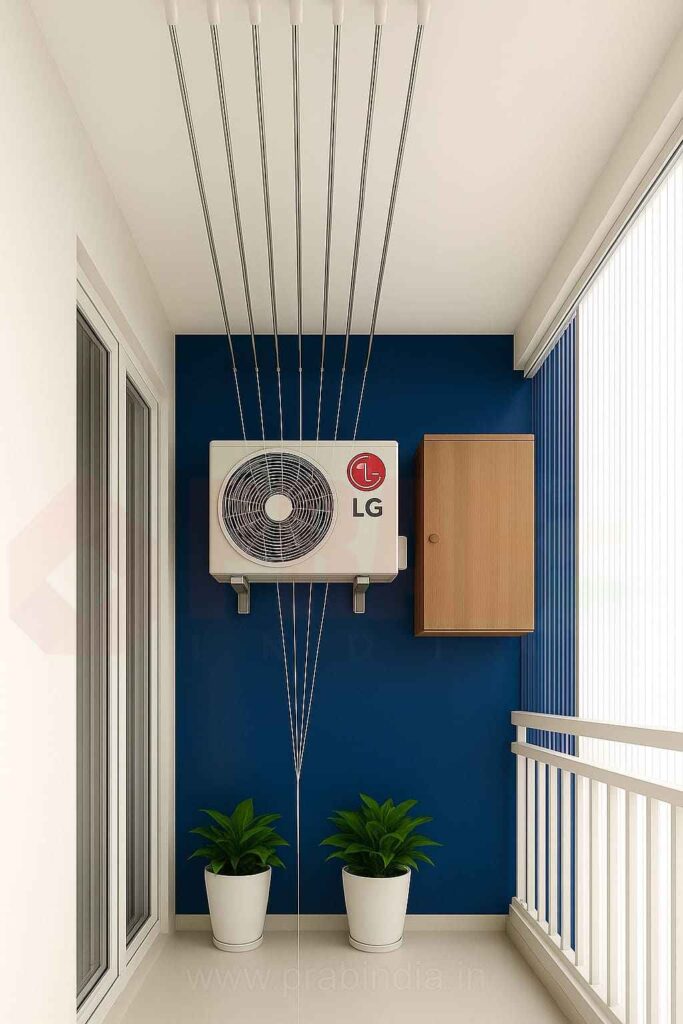 ceiling clothes drying hanger for balcony