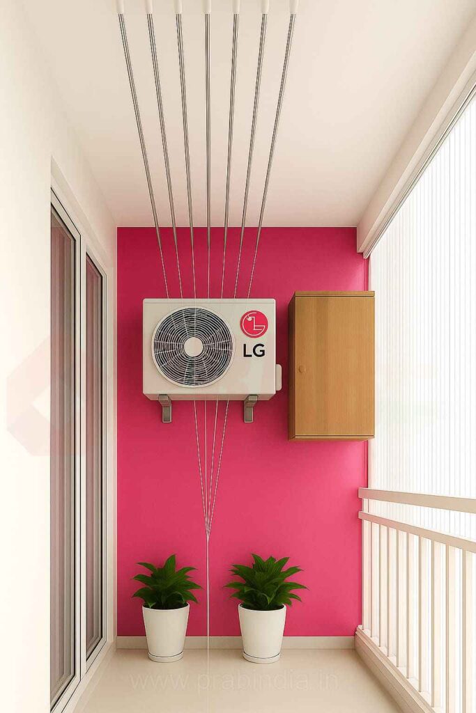 ceiling clothes drying hanger for balcony